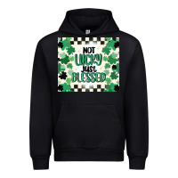 Black not lucky just blessed Urban Hoodie - MaliasSmallBusiness