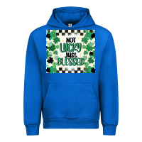Cobalt not lucky just blessed Urban Hoodie - MaliasSmallBusiness