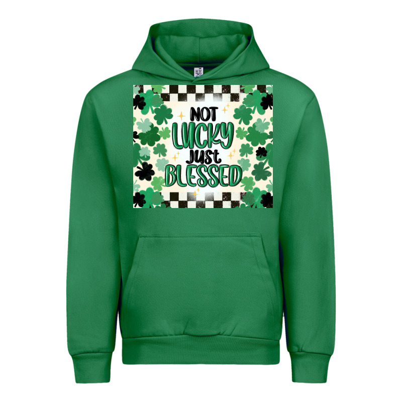 Not Lucky Just Blessed Urban Hoodie by MaliasSmallBusiness | Teevron