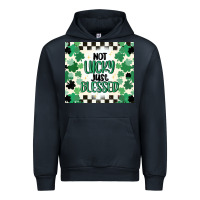 Navy not lucky just blessed Urban Hoodie - MaliasSmallBusiness