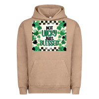 Pigment Burro not lucky just blessed Urban Hoodie - MaliasSmallBusiness