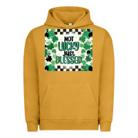 Pigment Peanut Butter not lucky just blessed Urban Hoodie - MaliasSmallBusiness