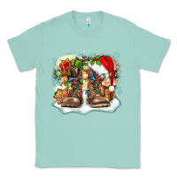 Seafoam army christmas Classic Tee - Zillion Design Studio