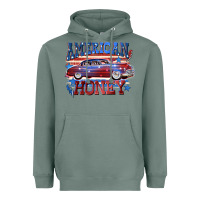 Sage American honey 4th of july Heavyweight Hoodie - CowGirlArtShop