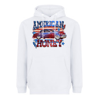 White American honey 4th of july Heavyweight Hoodie - CowGirlArtShop