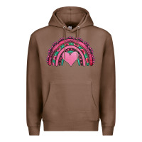 Chestnut valentines day pink gemstones rainbow Premium Hoodie - Jasminsmagicworld