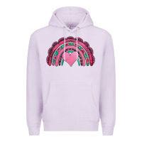 Lilac valentines day pink gemstones rainbow Premium Hoodie - Jasminsmagicworld
