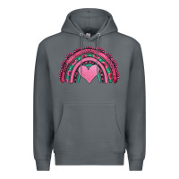 Rock valentines day pink gemstones rainbow Premium Hoodie - Jasminsmagicworld