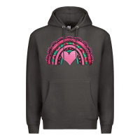 Smoke valentines day pink gemstones rainbow Premium Hoodie - Jasminsmagicworld