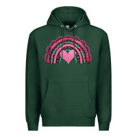 Sports Green valentines day pink gemstones rainbow Premium Hoodie - Jasminsmagicworld