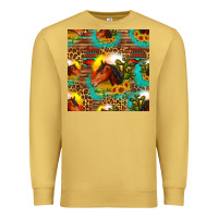 Antique Gold desert horse seamless patern Premium Sweatshirt - HRA Design Shop