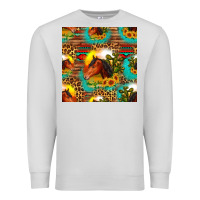 Dove Grey desert horse seamless patern Premium Sweatshirt - HRA Design Shop