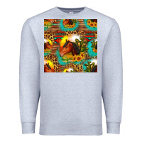 Heather Grey desert horse seamless patern Premium Sweatshirt - HRA Design Shop