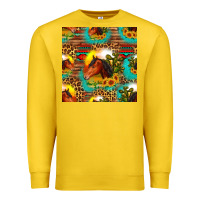Lemon desert horse seamless patern Premium Sweatshirt - HRA Design Shop
