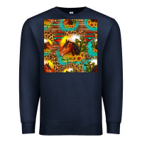 Navy desert horse seamless patern Premium Sweatshirt - HRA Design Shop