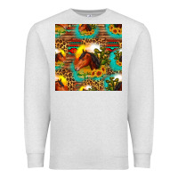 Oatmeal Heather desert horse seamless patern Premium Sweatshirt - HRA Design Shop