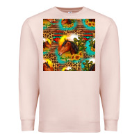 Pale Pink desert horse seamless patern Premium Sweatshirt - HRA Design Shop