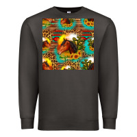 Smoke desert horse seamless patern Premium Sweatshirt - HRA Design Shop