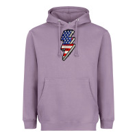 Lavender American lightning bold 4th of july Heavyweight Hoodie - CowGirlArtShop