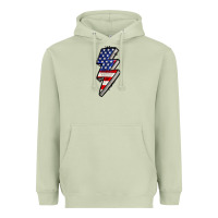 Matcha American lightning bold 4th of july Heavyweight Hoodie - CowGirlArtShop