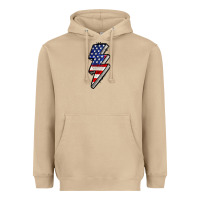 Mushroom American lightning bold 4th of july Heavyweight Hoodie - CowGirlArtShop