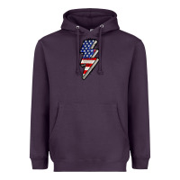 Plum American lightning bold 4th of july Heavyweight Hoodie - CowGirlArtShop