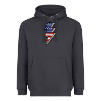 Smoke American lightning bold 4th of july Heavyweight Hoodie - CowGirlArtShop