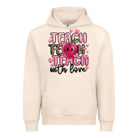 Sandshell teach teach teach with love Urban Hoodie - MaliasSmallBusiness