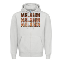 Dove Grey melanin melanin melanin Zipper Hoodie - texasbilliewilder