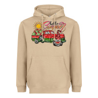 Mushroom hello summer Heavyweight Hoodie - SublimationCraftShop