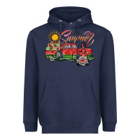 Navy hello summer Heavyweight Hoodie - SublimationCraftShop