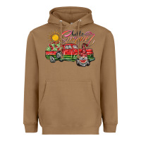 Toasted Coconut hello summer Heavyweight Hoodie - SublimationCraftShop