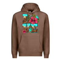 Chestnut love summer with flowers Premium Hoodie - AdoDesignShop