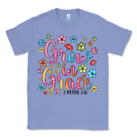 Colony Blue grow in grace Classic Tee - texasbilliewilder