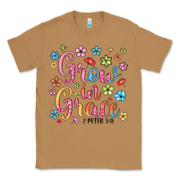 Toasted Coconut grow in grace Classic Tee - texasbilliewilder