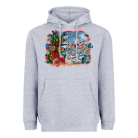 Heather Grey hello summer Heavyweight Hoodie - SublimationCraftShop