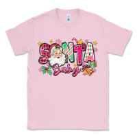 Bubblegum Pink pink santa baby christmas Classic Tee - Zillion Design Studio