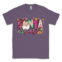 Lavender pink santa baby christmas Classic Tee - Zillion Design Studio