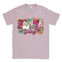 Lilac pink santa baby christmas Classic Tee - Zillion Design Studio