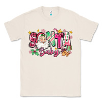 Natural pink santa baby christmas Classic Tee - Zillion Design Studio