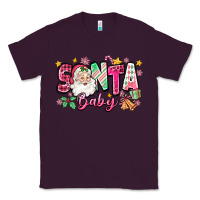 Plum pink santa baby christmas Classic Tee - Zillion Design Studio