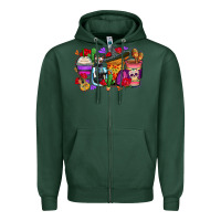 Sports Green day of the dead coffee cups Zipper Hoodie - Zillion Design Studio