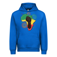 Cobalt africa map Urban Hoodie - MaliasSmallBusiness