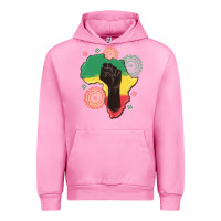 Fuchsia Pink africa map Urban Hoodie - MaliasSmallBusiness
