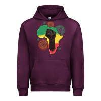 Mauve Wine africa map Urban Hoodie - MaliasSmallBusiness