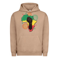 Pigment Burro africa map Urban Hoodie - MaliasSmallBusiness