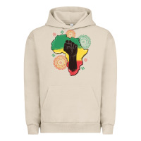 Pigment French Oak africa map Urban Hoodie - MaliasSmallBusiness