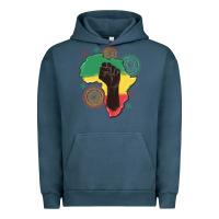 Pigment Midnight Navy africa map Urban Hoodie - MaliasSmallBusiness