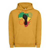 Pigment Peanut Butter africa map Urban Hoodie - MaliasSmallBusiness