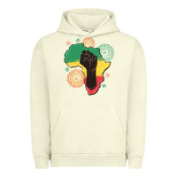 Pigment Pistachio africa map Urban Hoodie - MaliasSmallBusiness
